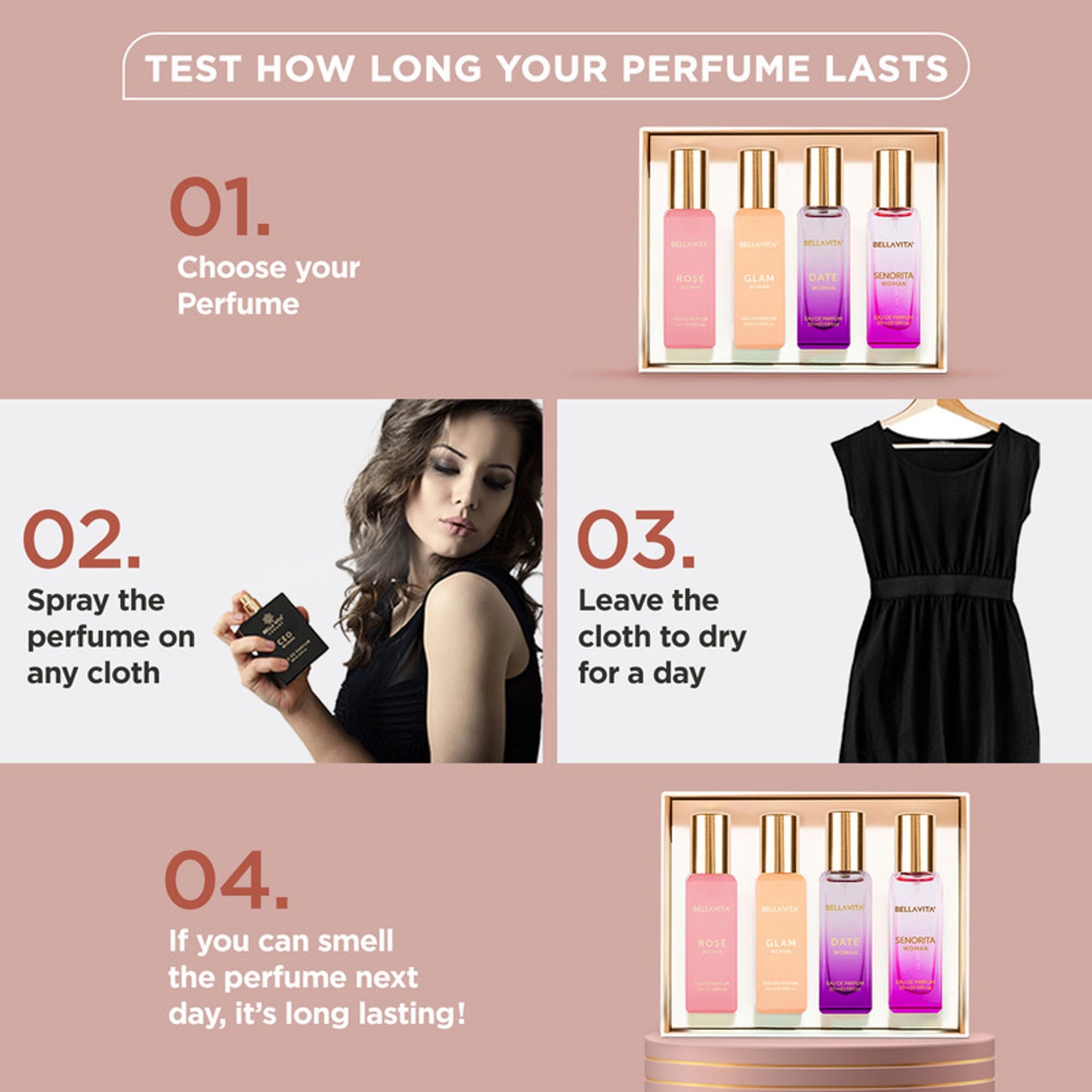 Bella Vita Luxury Perfumes Gift Set For Women