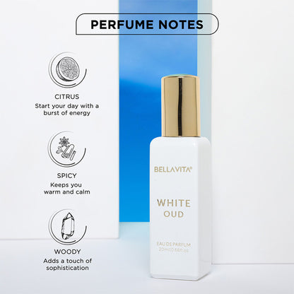Bella Vita White Oud Eau De Perfume for Men & Women