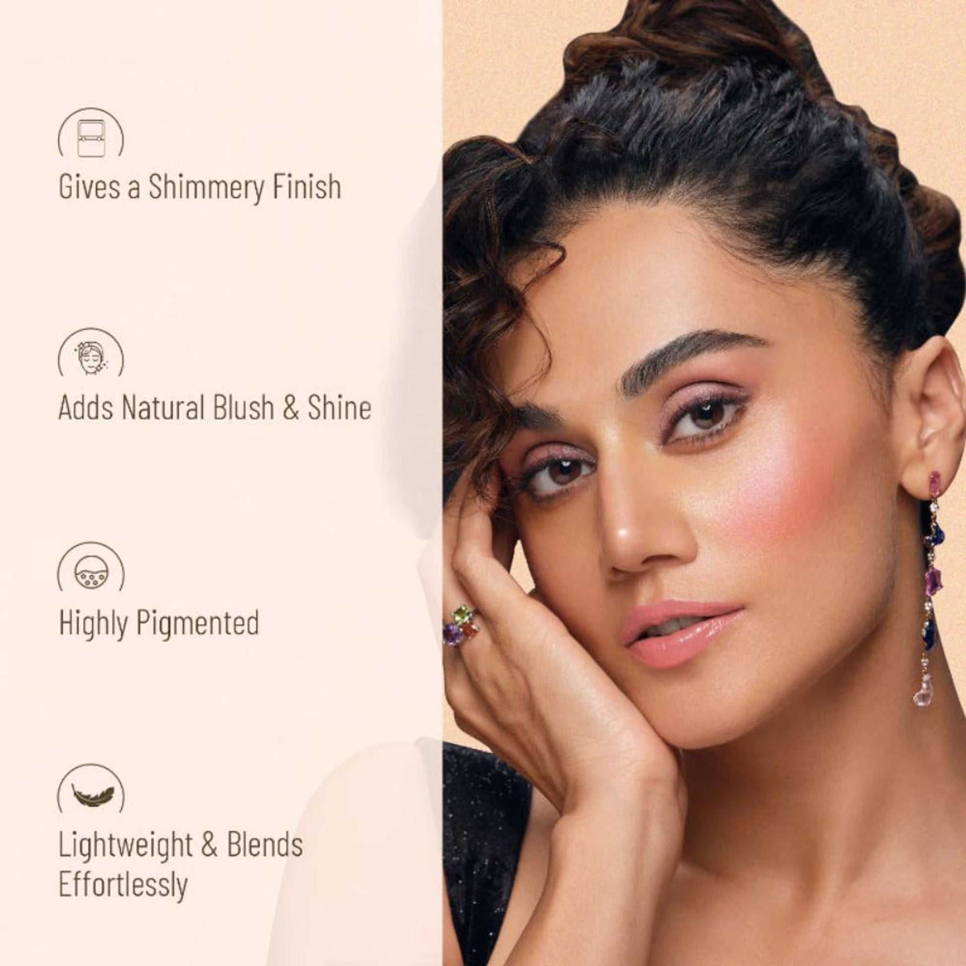 Swiss Beauty Baked Blusher & Highlighter - Shade 05
