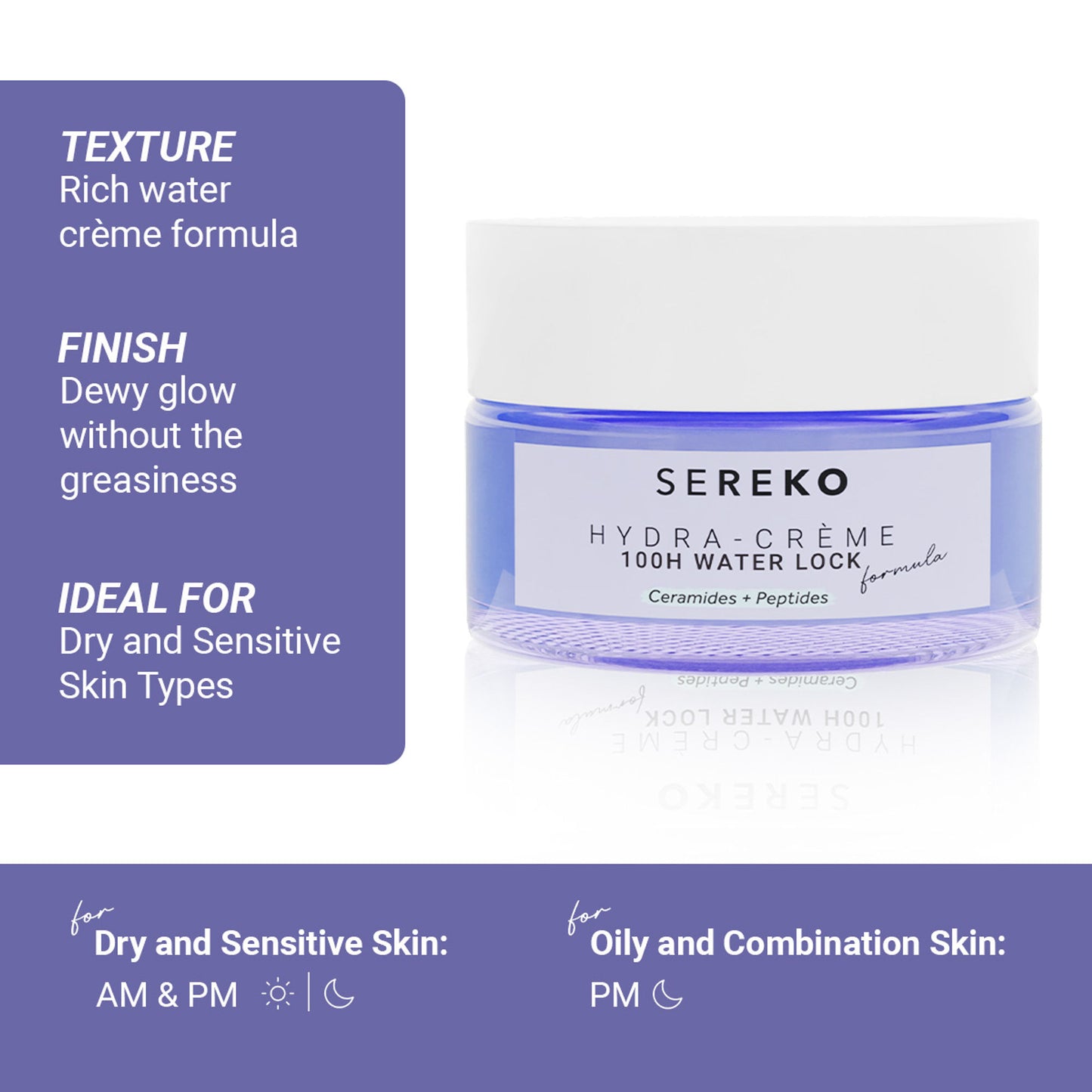Sereko Hydra Crème 100H Water Lock Calming Moisturizer