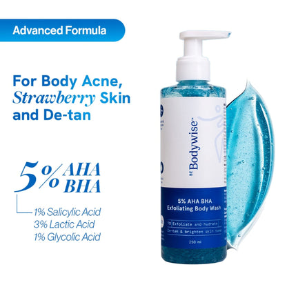 Be Bodywise 5% AHA BHA Exfoliating Body Wash