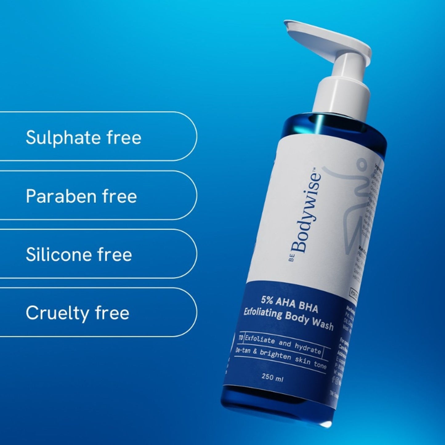 Be Bodywise 5% AHA BHA Exfoliating Body Wash