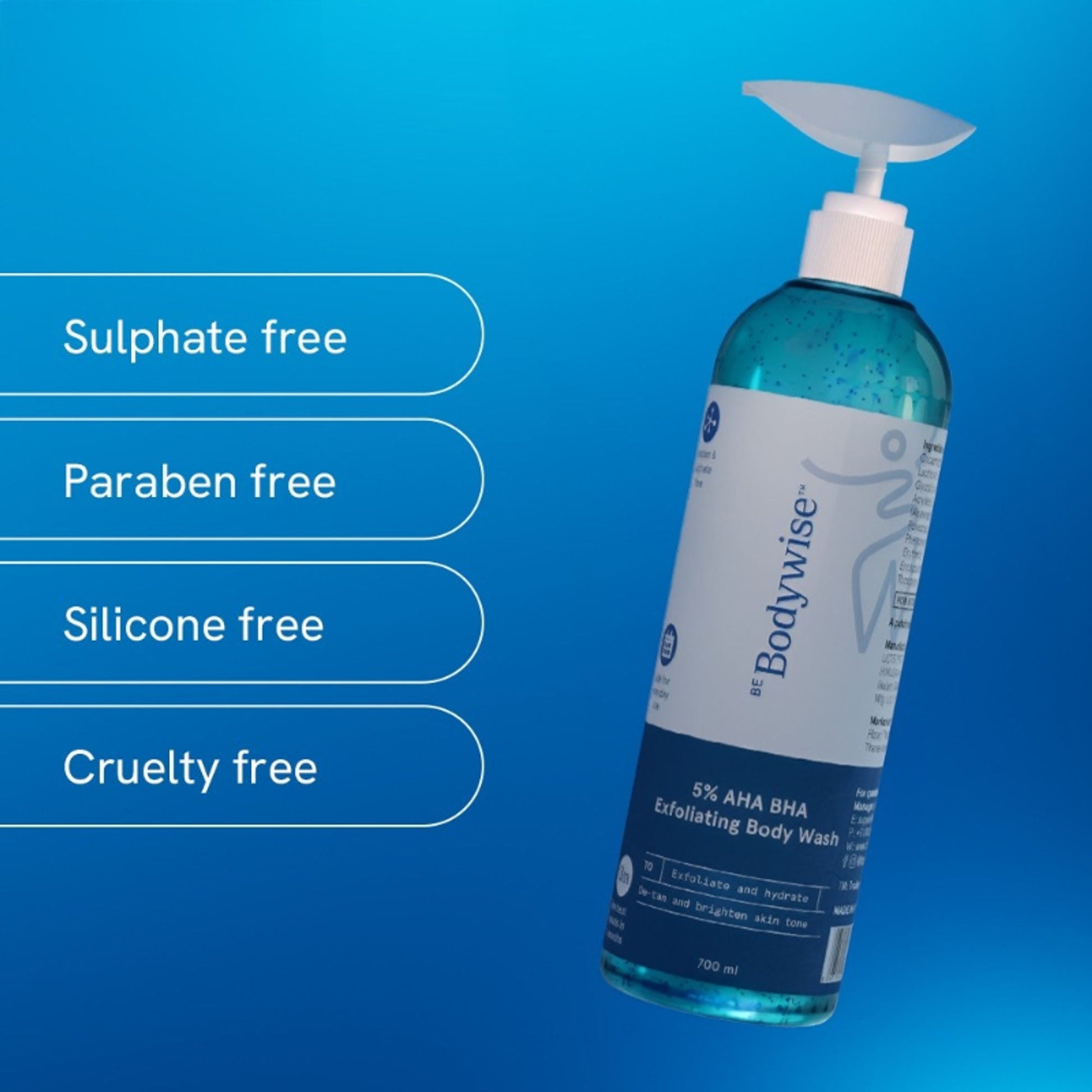 Be Bodywise 5% AHA BHA Exfoliating Body Wash
