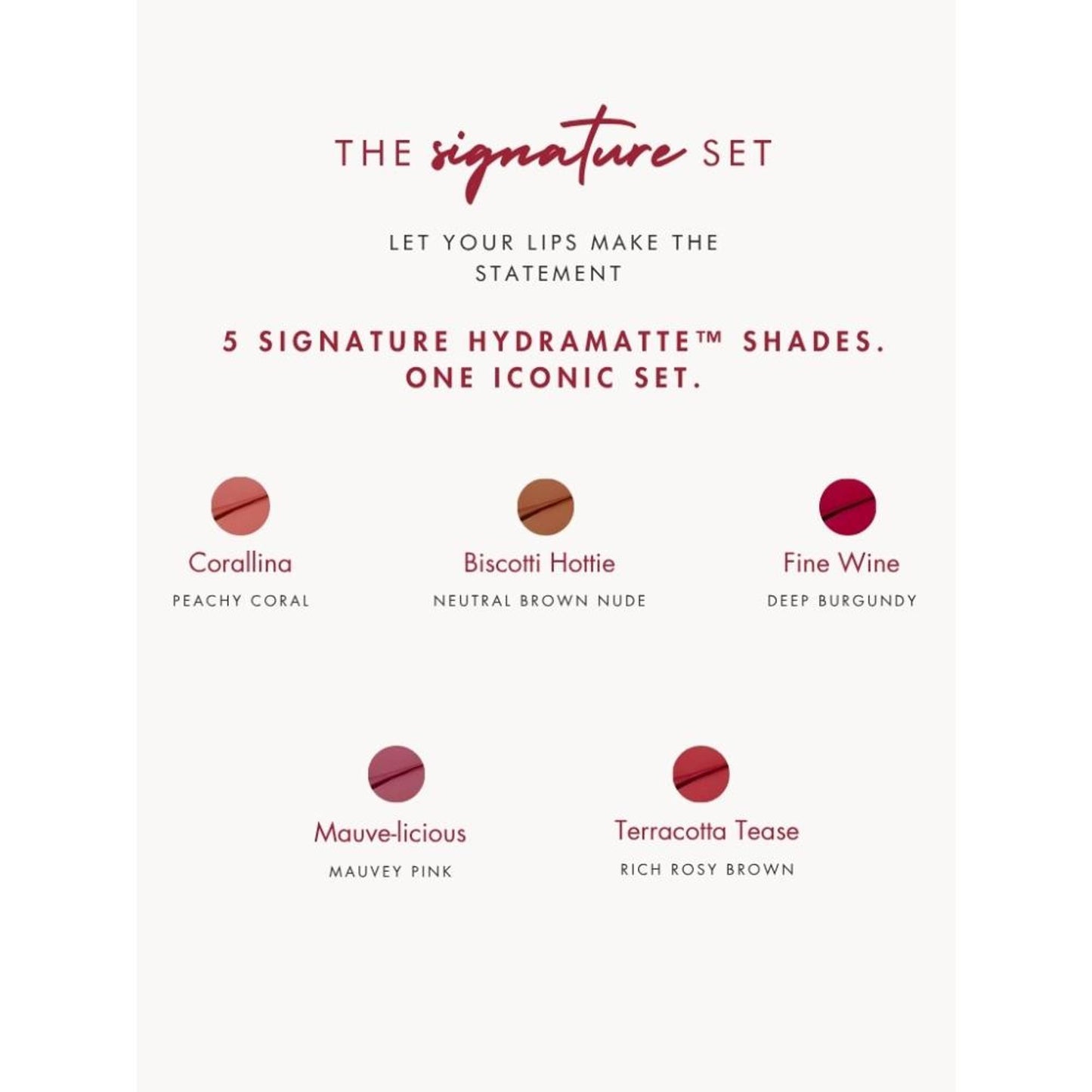HYUE Hydramatte Liquid Lipstick - Set Of 5