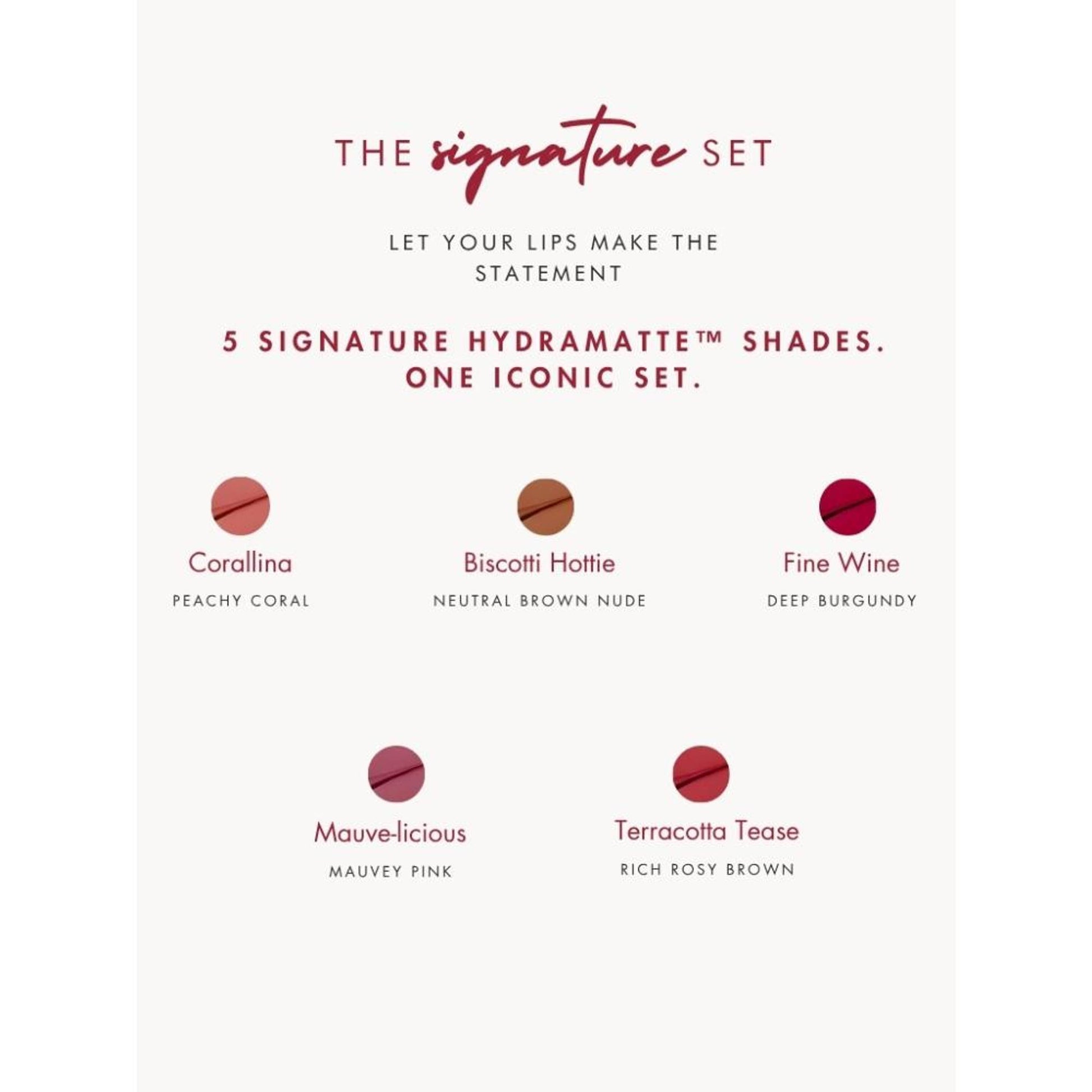 HYUE Hydramatte Liquid Lipstick - Set Of 5