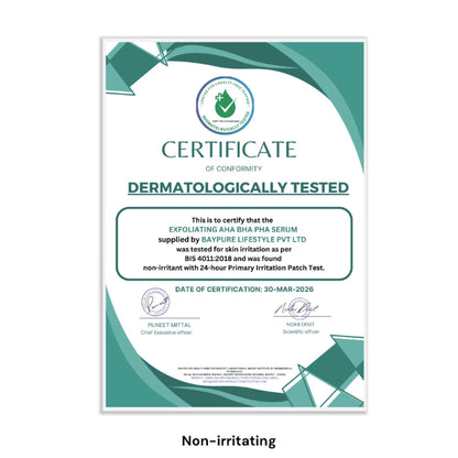 Deconstruct Exfoliating 18% AHA & 3% BHA PHA Serum Liposomal Technology for Face & Body Detan