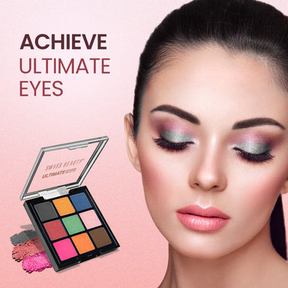 Swiss Beauty Ultimate 9 Pigmented Colors Eyeshadow Palette - 7