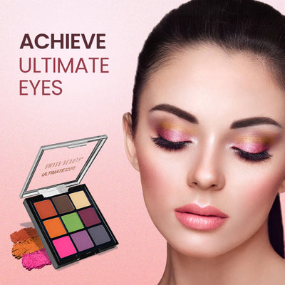 Swiss Beauty Ultimate 9 Pigmented Colors Eyeshadow Palette - 8