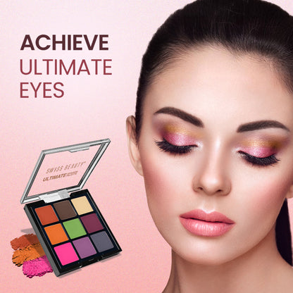 Swiss Beauty Ultimate 9 Pigmented Colors Eyeshadow Palette - 8