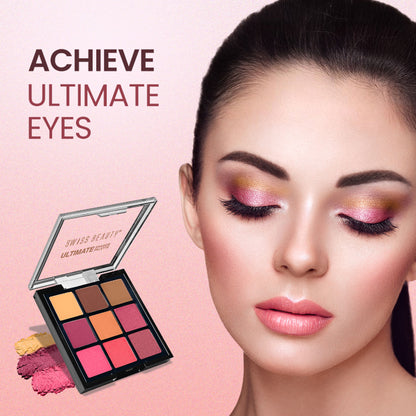 Swiss Beauty Ultimate 9 Pigmented Colors Eyeshadow Palette - 1