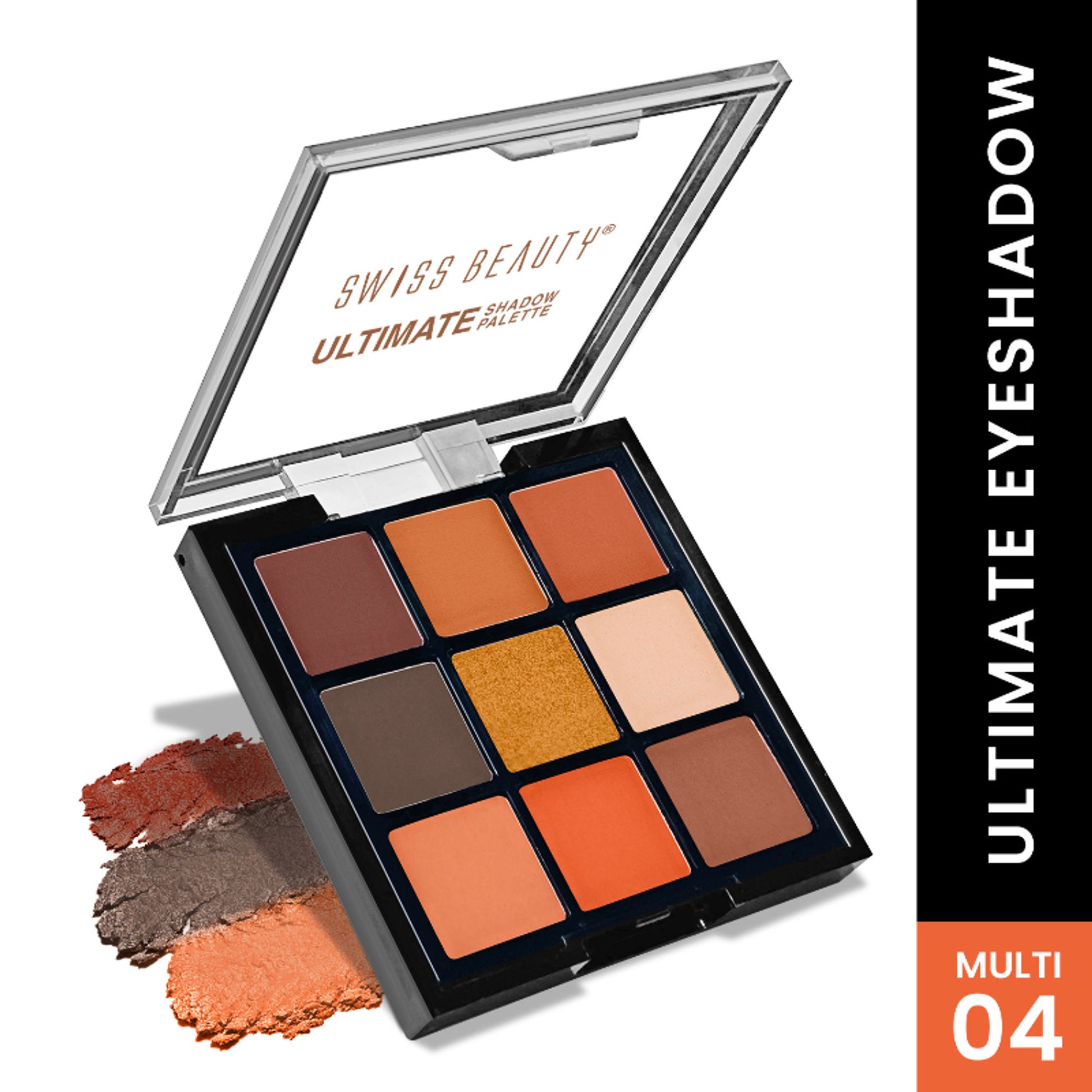 Swiss Beauty Ultimate 9 Pigmented Colors Eyeshadow Palette - 4