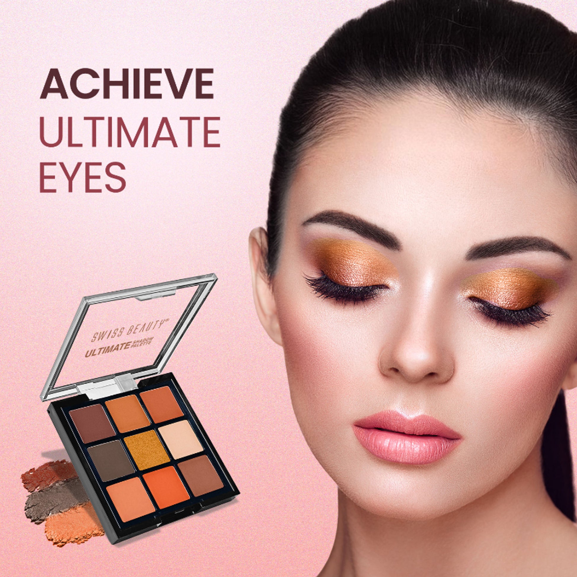 Swiss Beauty Ultimate 9 Pigmented Colors Eyeshadow Palette - 4