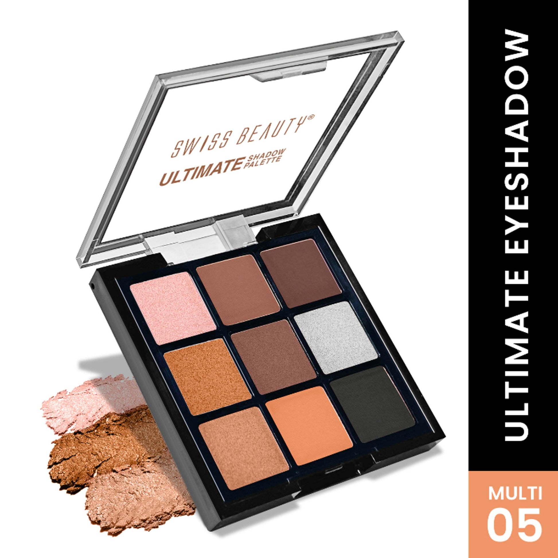Swiss Beauty Ultimate 9 Pigmented Colors Eyeshadow Palette - 5