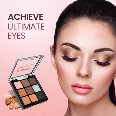 Swiss Beauty Ultimate 9 Pigmented Colors Eyeshadow Palette - 5