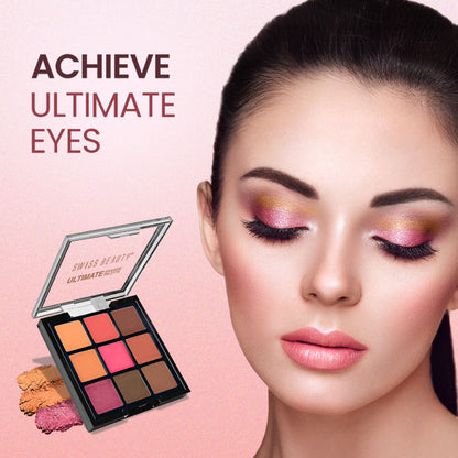 Swiss Beauty Ultimate 9 Pigmented Colors Eyeshadow Palette - 6