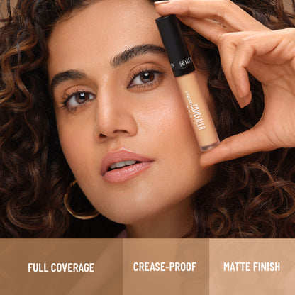 Swiss beauty Full Coverage Liquid Concealer With Jojoba Oil - 03 Light Moyen