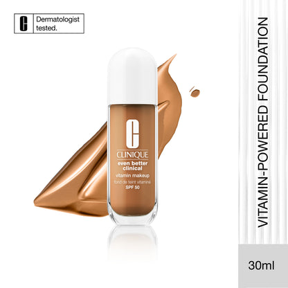 Clinique Even Better Clinical Vitamin Makeup SPF 50 - Medium Deep Warm 2