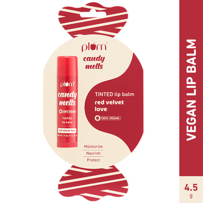 Plum Candy Melts Tinted Lip Balm - Strawberry Sorbet - Red Velvet Love