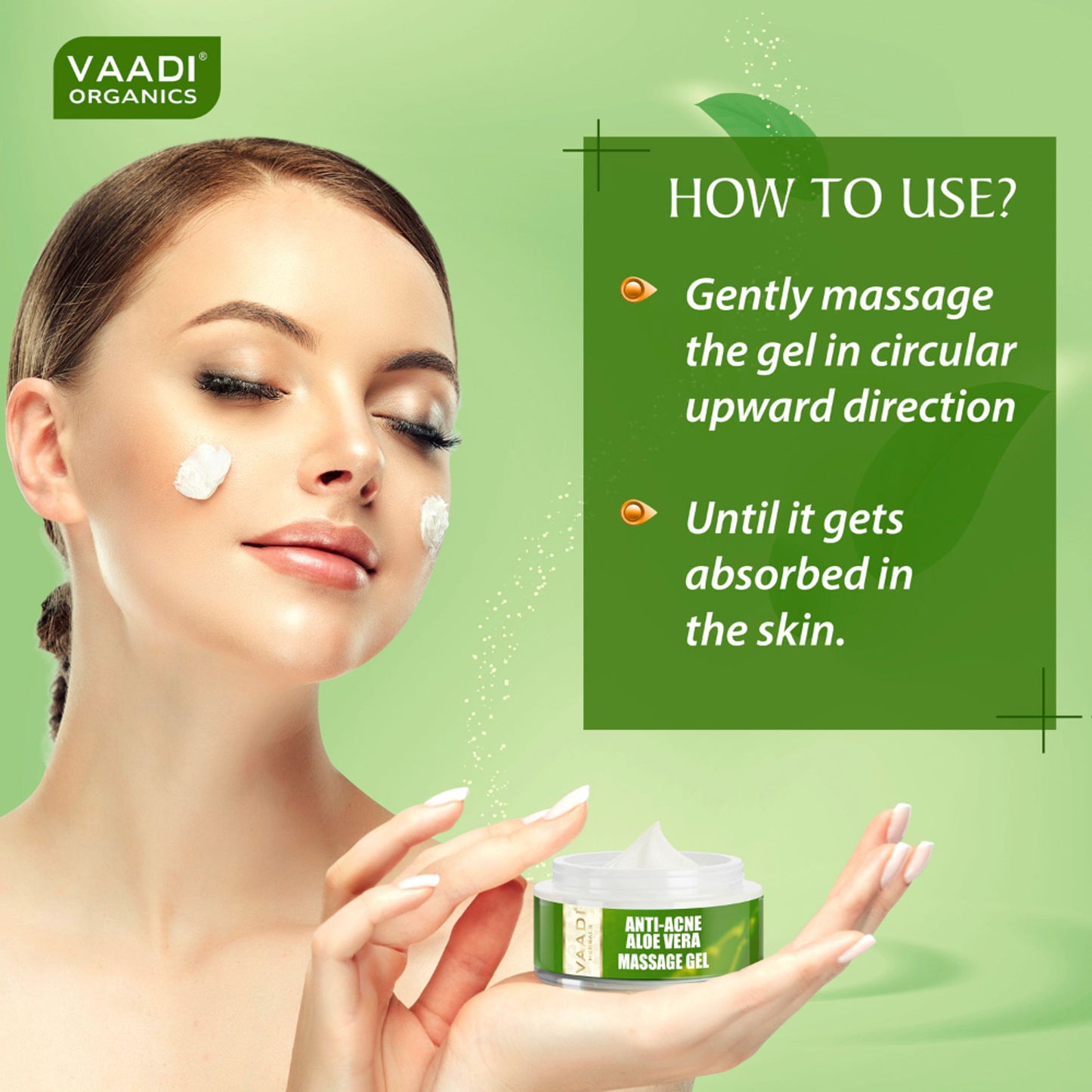 Vaadi Herbals Aloe Vera Anti Acne Massage Gel