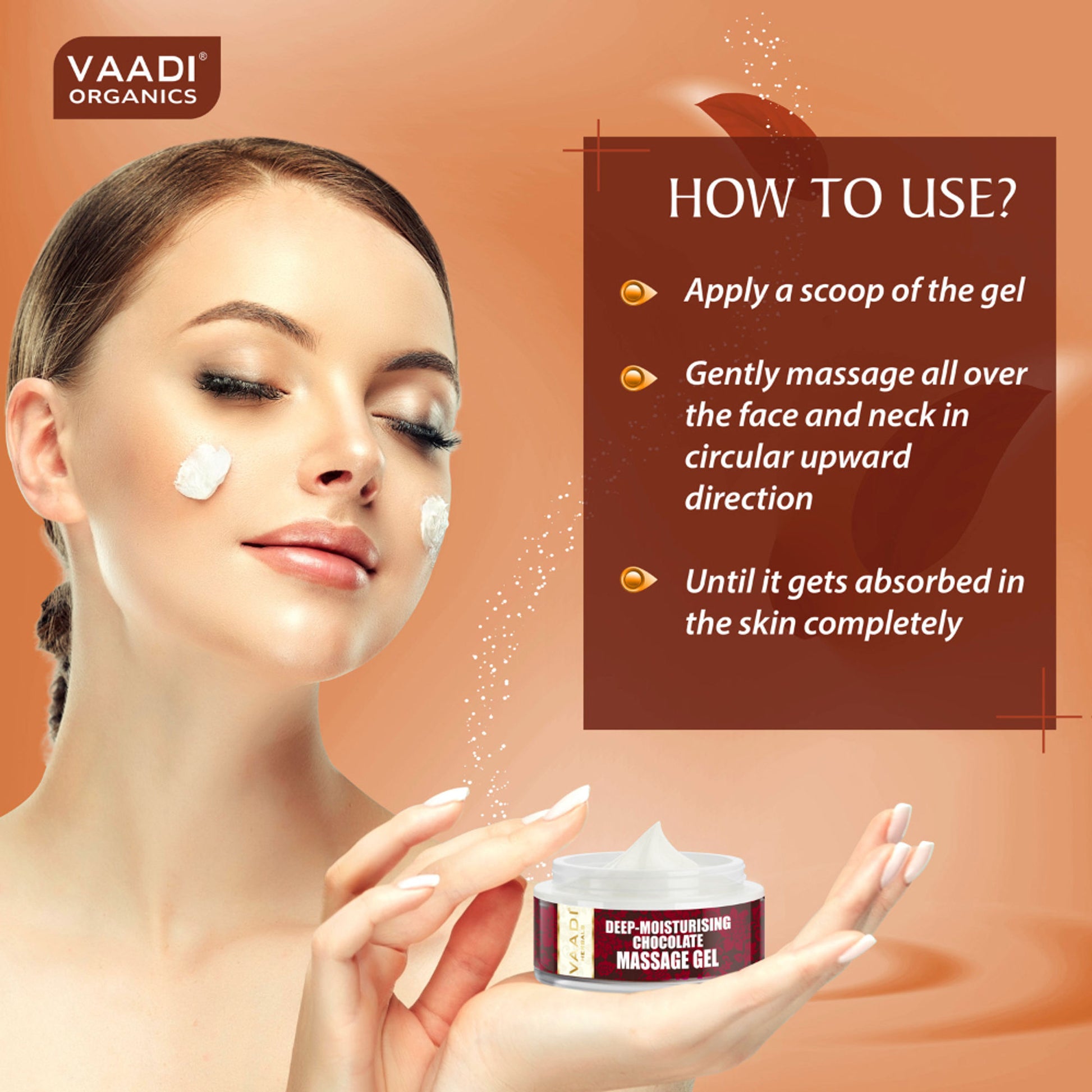 Vaadi Herbals Chocolate & Strawberry Massage Gel