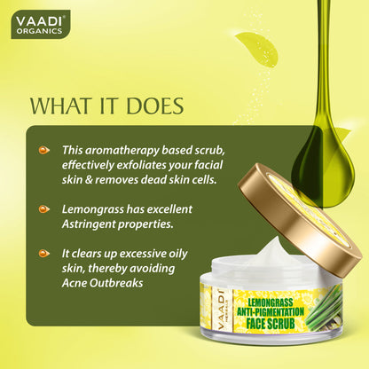 Vaadi Herbals Lemongrass Anti-Pigmentation Face Scrub