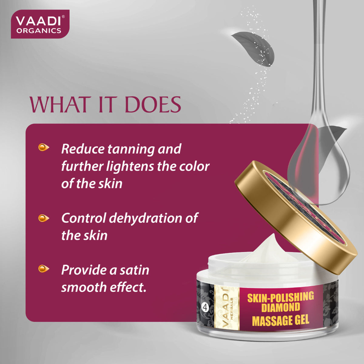 Vaadi Herbal Skin - Polishing Diamond Massage Gel