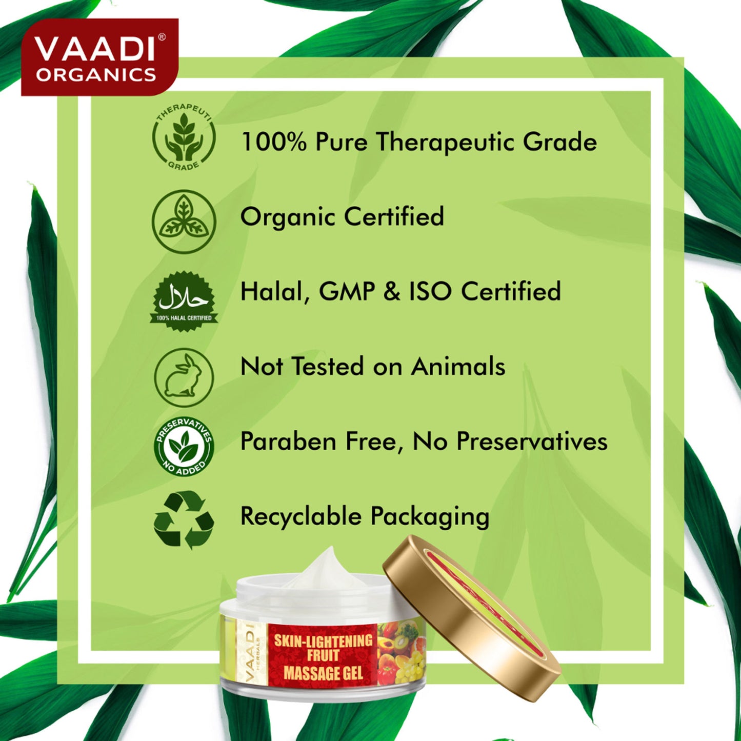 Vaadi Herbal Skin - Lightening Fruit Massage Gel