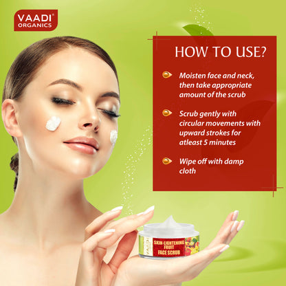 Vaadi Herbal Skin - Lightening Fruit Face Scrub