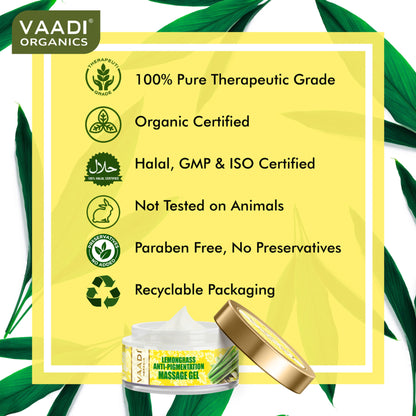 Vaadi Herbals Lemongrass Anti-Pigmentation Massage Gel