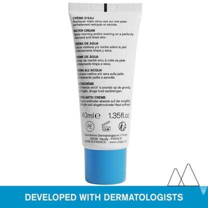 Uriage Eau Thermale Hydrating Light Water Face Cream Hyaluronic Acid 24H Hydration, Glow & Soft Skin