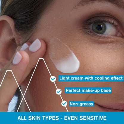 Uriage Eau Thermale Hydrating Light Water Face Cream Hyaluronic Acid 24H Hydration, Glow & Soft Skin