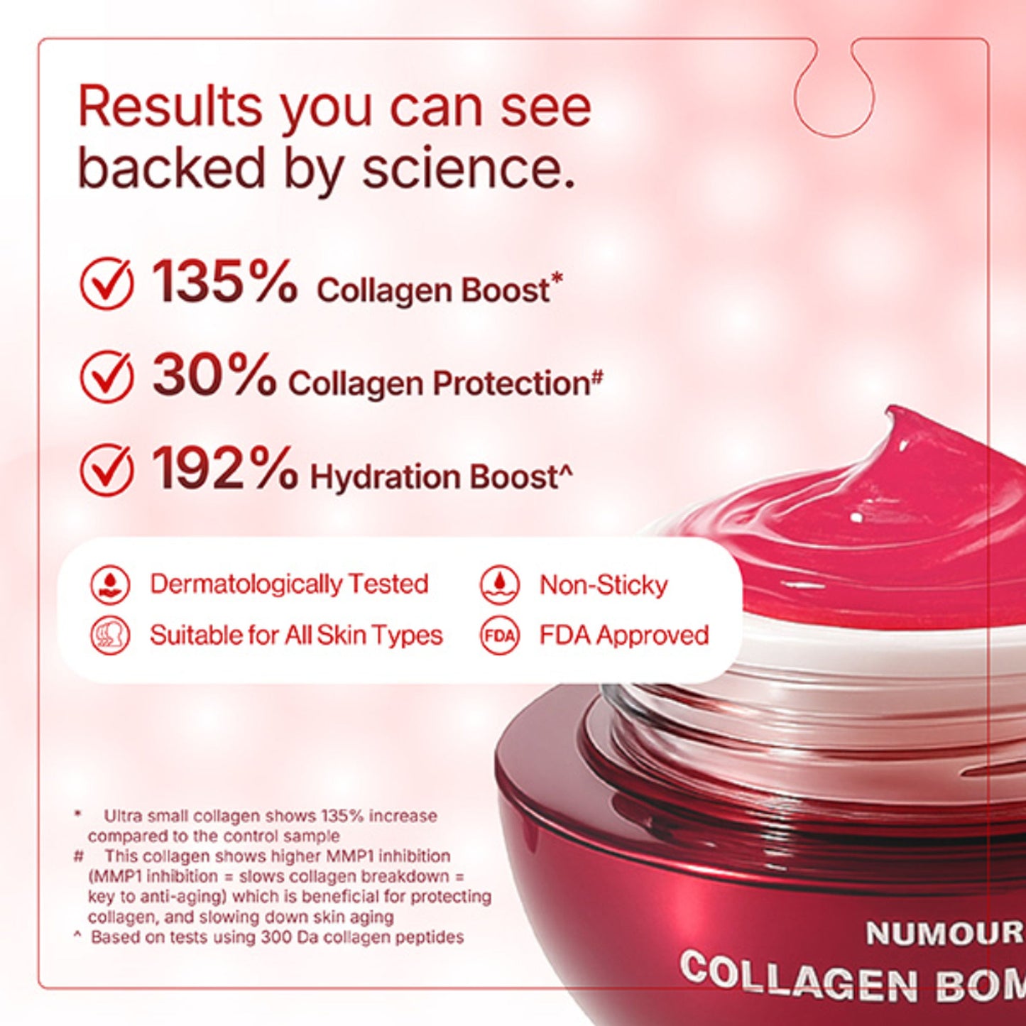 Numour Collagen Bombshell Jelly With Red Led Sonic Booster
