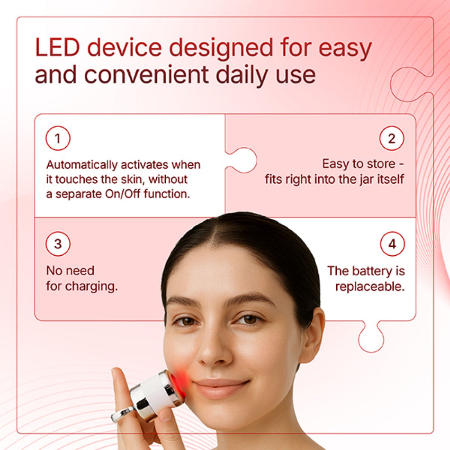 Numour Collagen Bombshell Jelly With Red Led Sonic Booster
