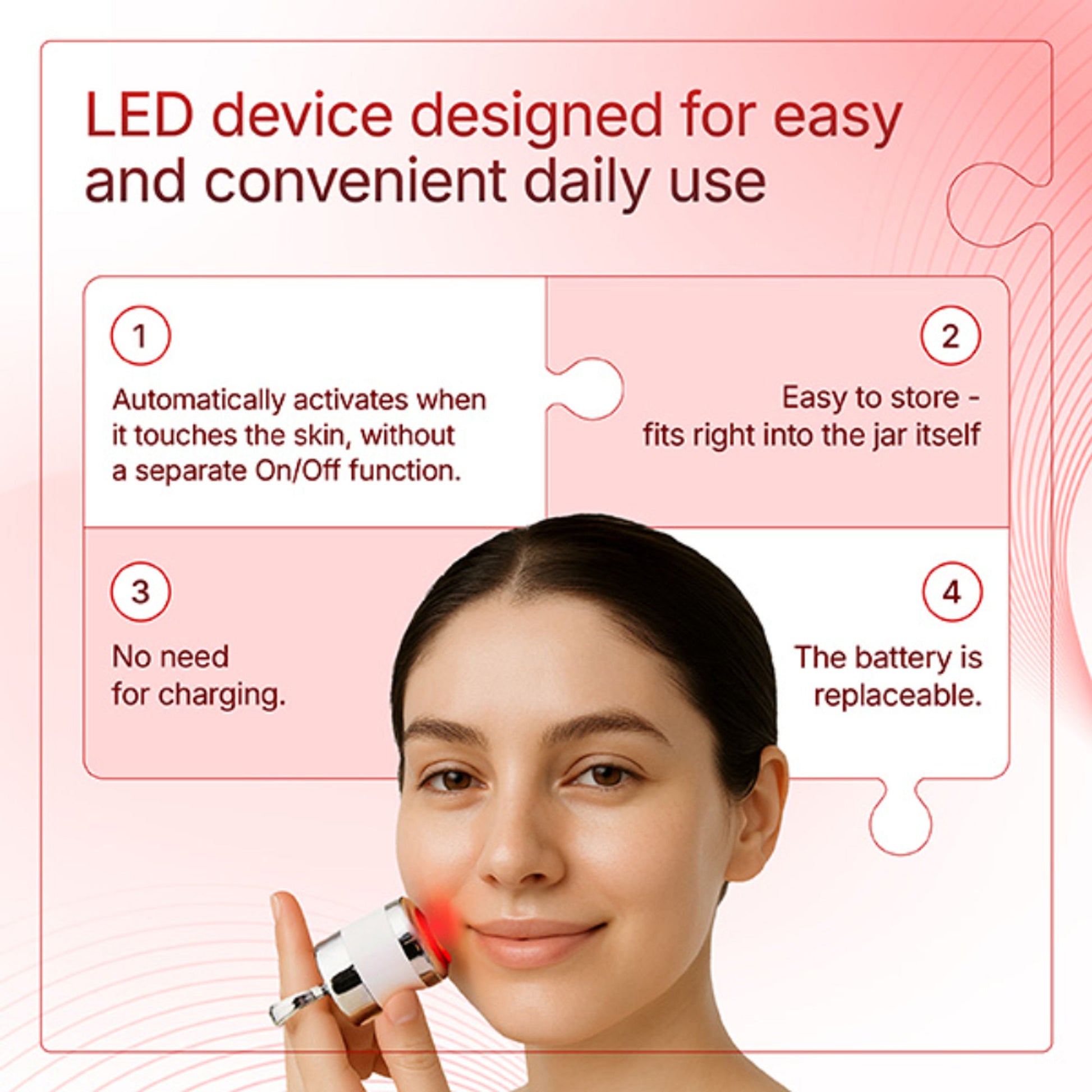 Numour Collagen Bombshell Jelly With Red Led Sonic Booster