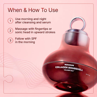 Numour Collagen Bombshell Jelly With Red Led Sonic Booster