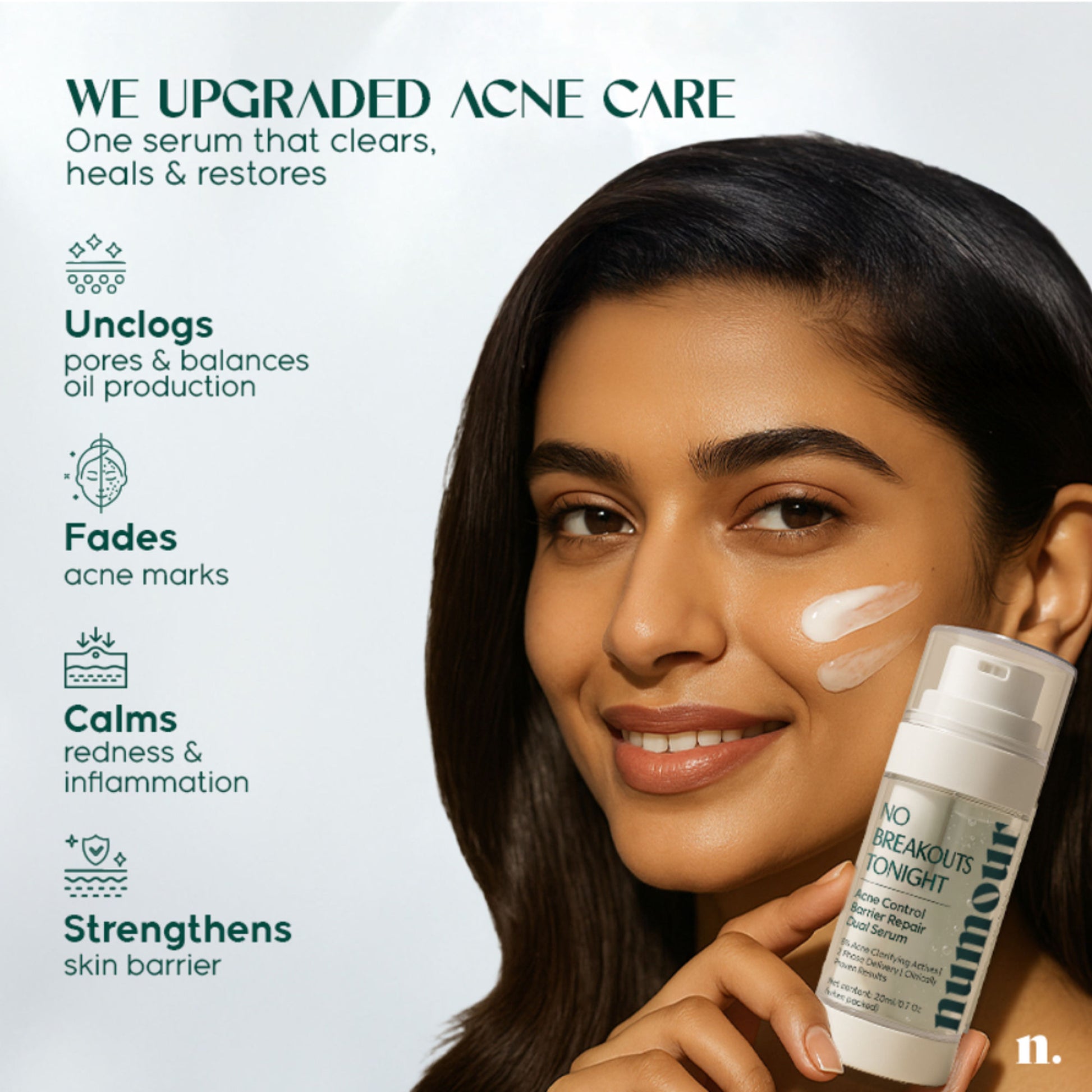 Numour No Breakouts Tonight- Acne Control Dual Serum
