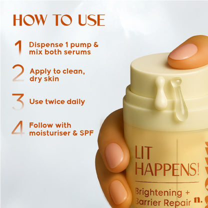 Numour Lit Happens- Brightening Dual Serum