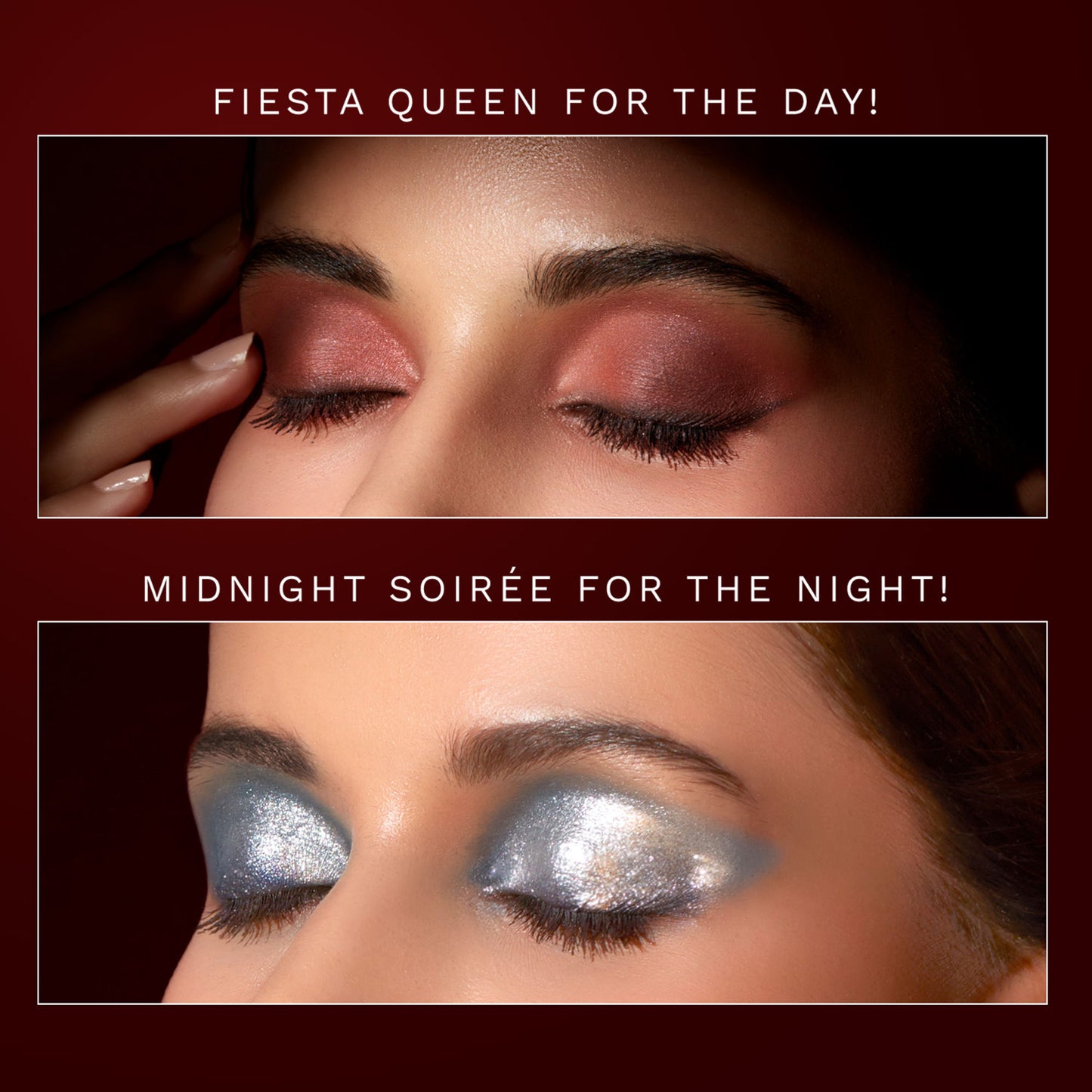 Pilgrim Eyeshadow Fiesta Queen 12-In-1 Highly Pigmented Shades