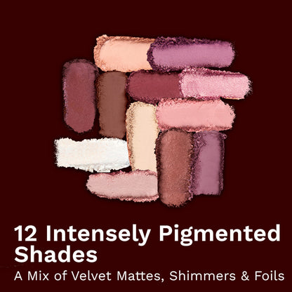 Pilgrim Eyeshadow Fiesta Queen 12-In-1 Highly Pigmented Shades