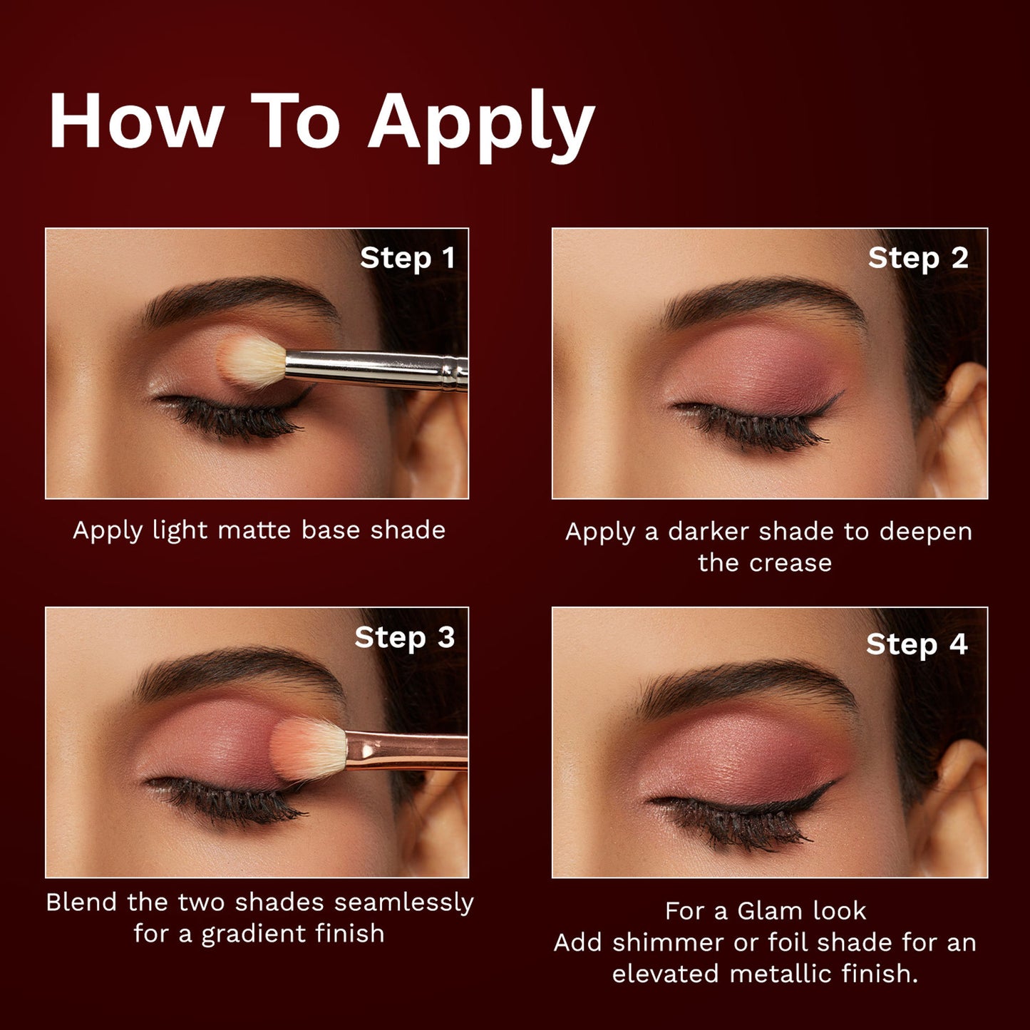 Pilgrim Eyeshadow Fiesta Queen 12-In-1 Highly Pigmented Shades
