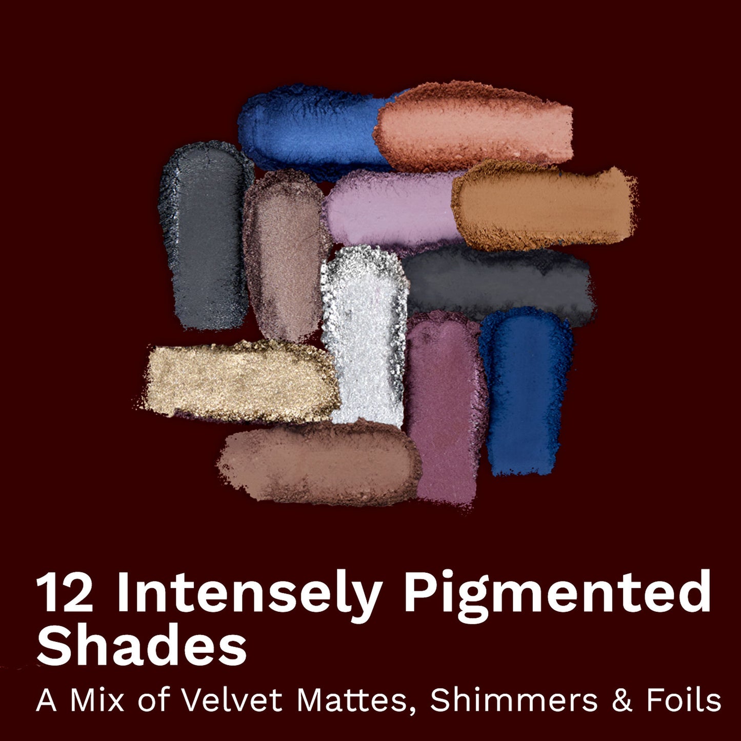 Pilgrim Eyeshadow Midnight Soiree 12-In-1 Highly Pigmented Shades