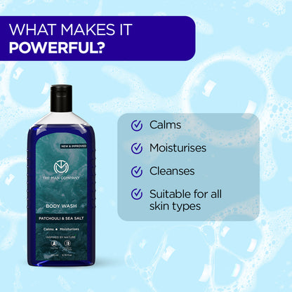 The Man Company Refreshing Body Wash With Sea Salt & Patchouli