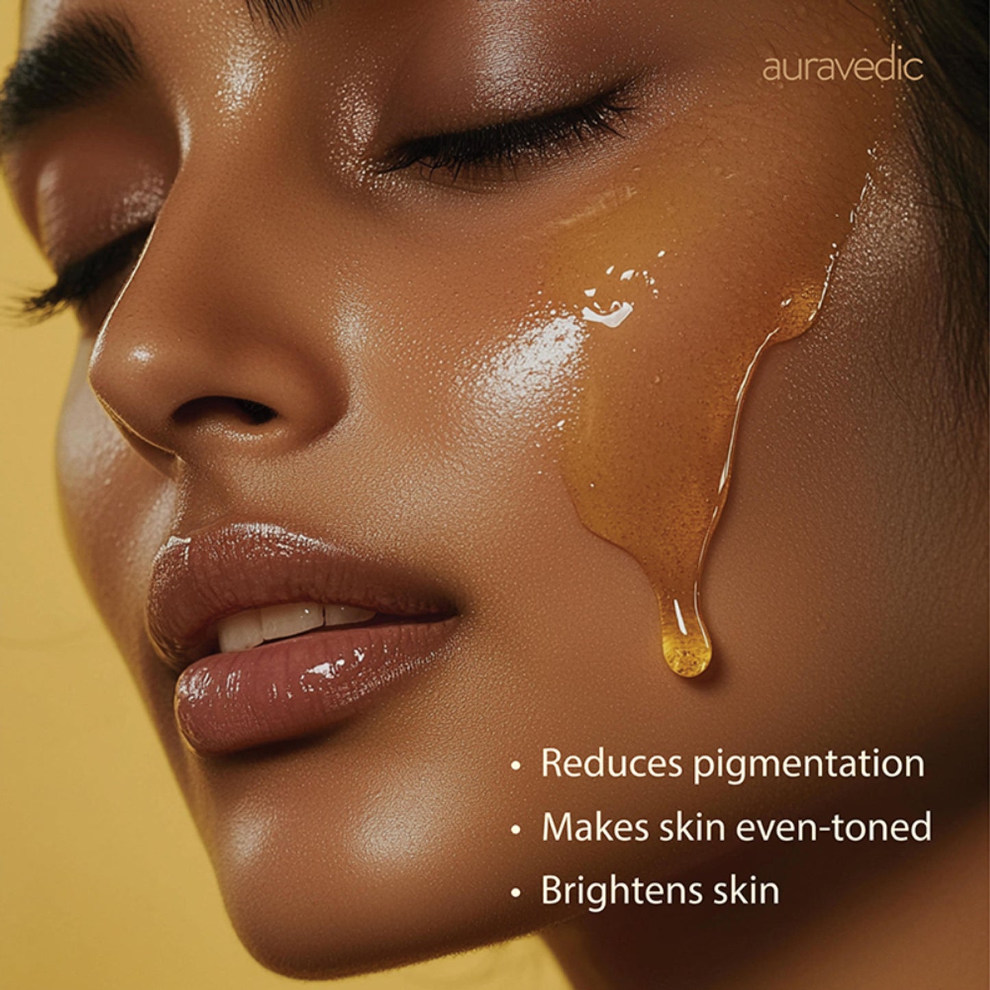 Auravedic Skin Brightening Serum For Pigmentation And Dark Spot Removal Saffron Pigmentation Serum