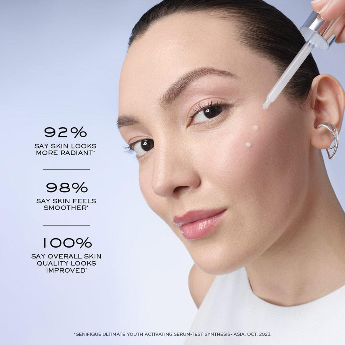 Lancome Genifique Ultimate Skin Repair Serum With Beta Glucan Suited for Indian Skin