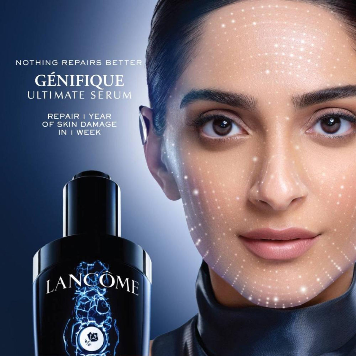 Lancome Genifique Ultimate Skin Repair Serum With Beta Glucan Suited for Indian Skin