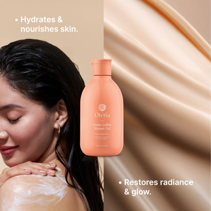 Oteria Green Coffee Body Shower Gel For Skin Radiance And Nourishment For All Skin Types