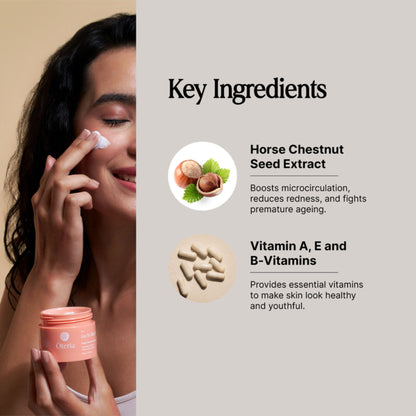 Oteria Go-To Skin Cream Vitamin A And E With Horse Chestnut Seed Extract For Glowing Skin