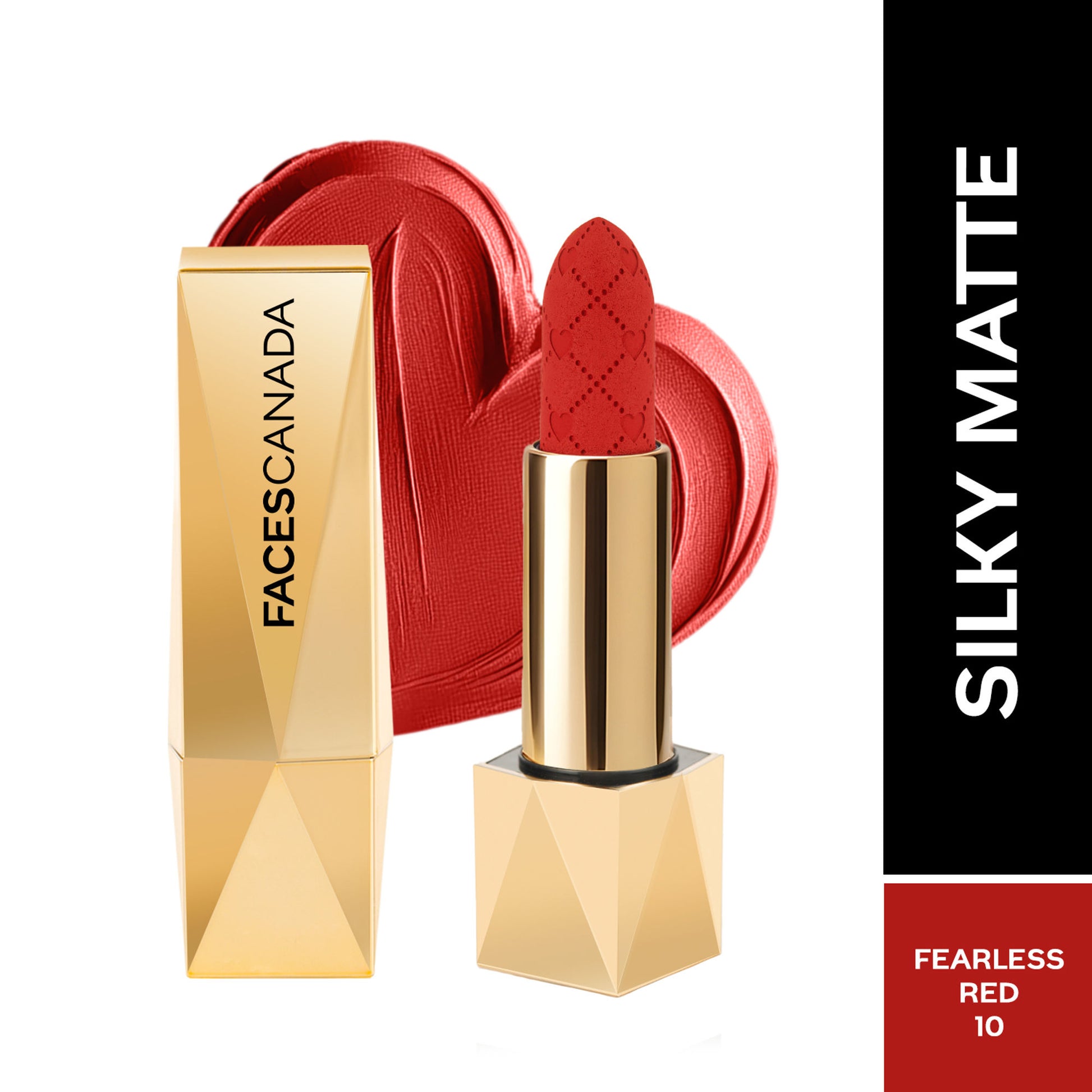 Faces Canada Comfy Silk Obsession Lipstick - Fearless Red 10