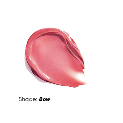 Flossy Cosmetics Tinted Lip Balm with Shea Butter & Jojoba Oil Brightens, Moisturizes Dry Lips - Bow