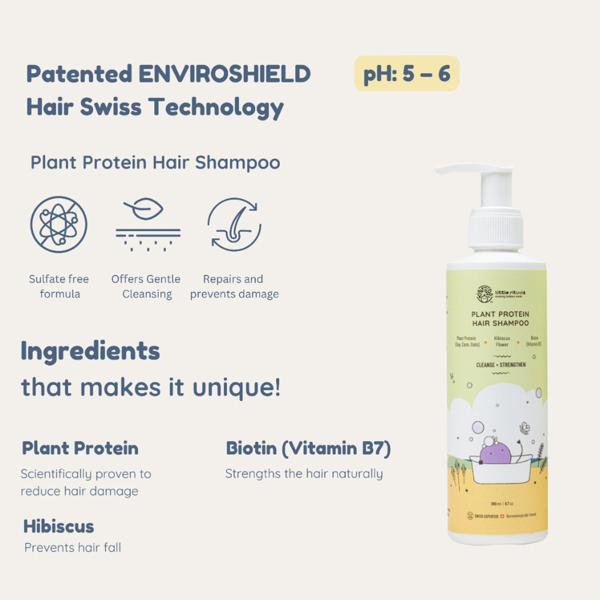Little Rituals Plant Protein Hair Shampoo